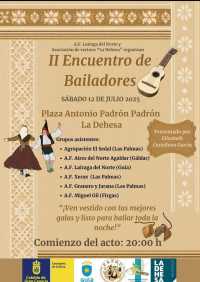 La Dehesa de Guía acogerá este sábado el ‘II Encuentro de Bailadores’