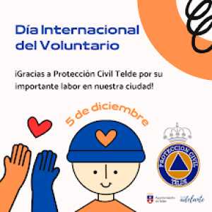 Telde agradece a Protección Civil su labor por el Día Internacional del Voluntario