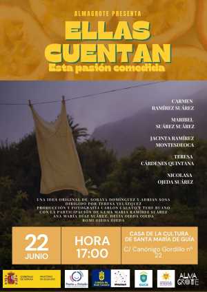 La Casa de la Cultura de Guía acoge la presentación del documental “Ellas cuentan, esta pasión comedida”