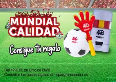 SPAR Gran Canaria se suma al Mundial 2026 con 5.500 regalos directos a sus clientes