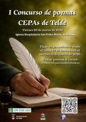 El I Concurso de Poesía ‘CEPAs de Telde’ da voz al talento adulto del municipio
