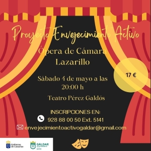 El proyecto Envejecimiento Activo organiza una salida cultural para ver la ópera de cámara &#039;Lazarillo&#039;