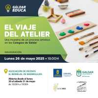 Gáldar Educa organiza &#039;El Viaje del Atelier&#039;, una travesía artística que desembarca en Marmolejos