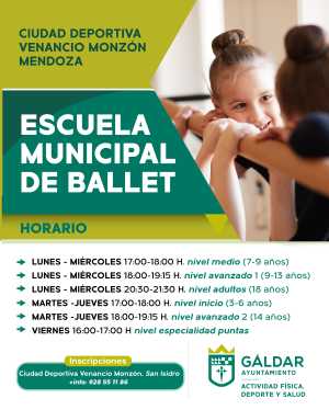 La Escuela Municipal de Ballet de Gáldar comienza el nuevo curso 2025-2026