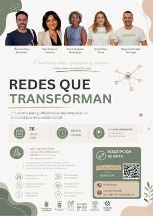 El personal de Fomentas representará a Telde en el encuentro ‘Redes que Transforman’ de Lanzarote