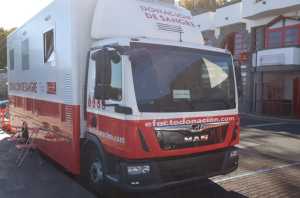 Una unidad móvil de donación de sangre está operativa desde hoy en Firgas