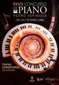 Todo listo para el inicio del XXVII Concurso de Piano Pedro Espinosa este 5 de marzo