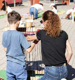 ‘Teje La Montaña’ llena de creatividad el barrio dentro del programa Barrios Vivos
