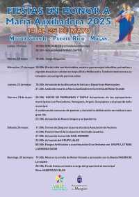 Fiestas en honor a María Auxiliadora, del 19  al 25 de mayo