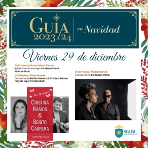 Cristina Ramos y Benito Cabrera traen a Guía mañana viernes su espectáculo ‘Soy de aquí’