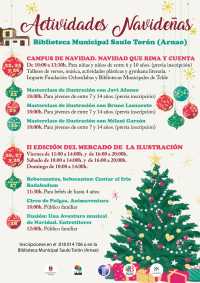 La Navidad abre las puertas de las bibliotecas municipales de Telde con una mágica programación navideña