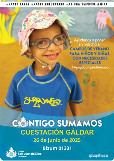 Regresa este jueves a Gáldar la campaña de cuestación de San Juan de Dios