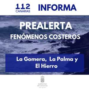 El Gobierno declara la prealerta por fenómenos costeros en La Gomera, La Palma y El Hierro