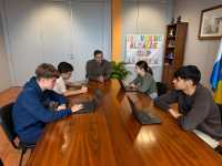 Cuatro alumnos del Colegio Claret realizan sus prácticas educativas en el Ayuntamiento de Telde