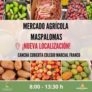 El Mercado Agrícola se traslada al patio cubierto del Colegio Marcial Franco