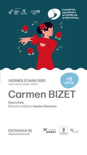 Opera Kids trae “Carmen” a los conciertos en familia de la Orquesta Filarmónica de Gran Canaria y la Fundación DISA