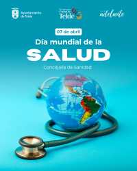 Telde se suma al Día Mundial de la Salud con la iluminación en verde del Consistorio