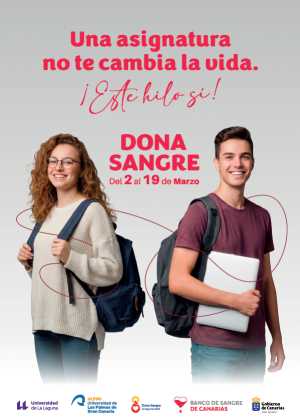 El SCS inicia la campaña de promoción de donación de sangre en las universidades públicas canarias