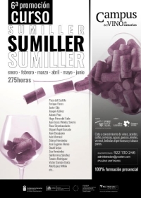 La 6ª edición del Curso de Sumiller del Campus del Vino de Canarias comienza el próximo mes de enero