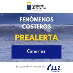 El Gobierno de Canarias declara la situación de prealerta por fenómenos costeros en el archipiélago