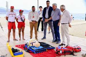 Las Canteras incorpora el innovador Autopulse para ofrecer una respuesta personalizada a las emergencias cardiorespiratorias en la playa