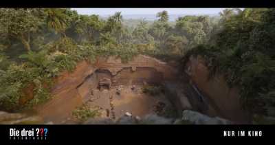 La Cantera de Santiago se transforma en la isla de la muerte en el filme ‘Los Tres Investigadores’