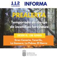 El Gobierno de Canarias finaliza la situación de alerta por riesgo de incendios forestales