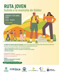 El Ayuntamiento organiza una subida a la montaña de Gáldar para jóvenes el próximo 11 de abril