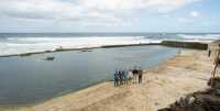 La piscina natural de Bocabarranco mejora su accesibilidad y seguridad tras la obra de renovación