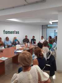 El alcalde de Telde acompaña a Fomentas en la presentación de sus próximos objetivos