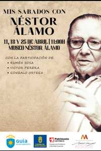 Guía acoge el ciclo ‘Mis sábados con Néstor Álamo’ para profundizar en la identidad cultural canaria