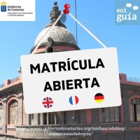 La Escuela Oficial de Idiomas de Santa María de Guía abre un periodo extraordinario de matrícula para este curso