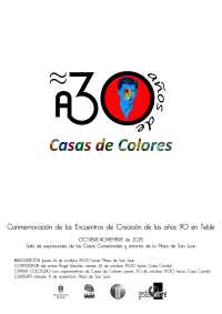 Telde conmemora los 30 años de ‘Casas de colores’ con una exposición y un programa de actividades artísticas