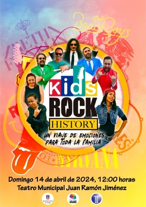 El Teatro Municipal acoge el ‘Kids Rock History: un viaje de emociones para toda la familia’