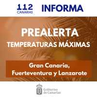 El Gobierno declara la situación de prealerta por altas temperaturas en Gran Canaria, Fuerteventura y Lanzarote