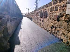 El Ayuntamiento de Gáldar finaliza el asfaltado de las calles Elena Keller y Muro Alto en la zona de Los Lomos