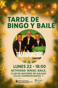 El Club de Mayores de Gáldar celebra una “Tarde de Bingo y Baile” el próximo lunes