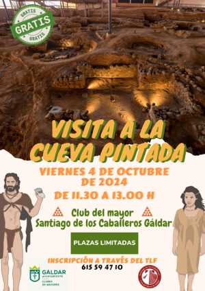 Los Clubes de Mayores de Gáldar realizarán dos visitas guiadas al Museo y Parque Arqueológico Cueva Pintada