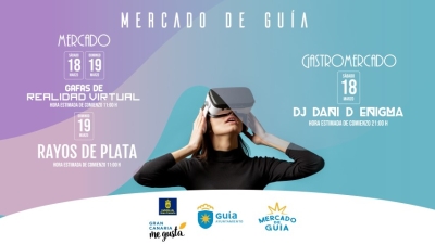 Sesiones gratuitas de realidad virtual este fin de  semana en el Mercado de Guía