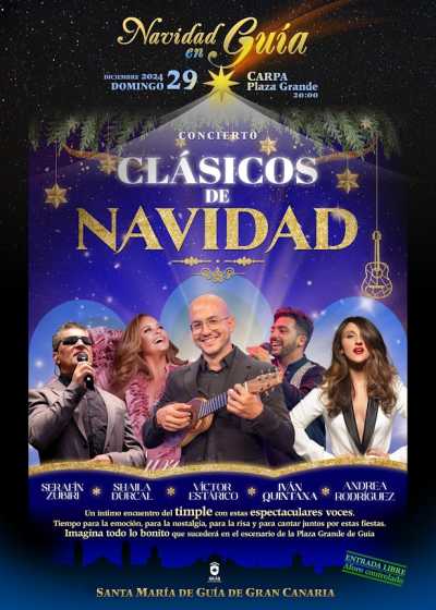 Shaila Dúrcal y Serafín Zubiri actúan este domingo en Guía dentro del concierto ‘Clásicos de Navidad’