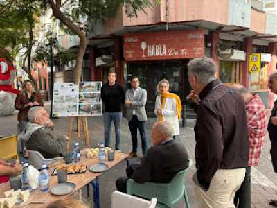 El Ayuntamiento de Telde acerca a sus ciudadanos y empresarios de San Gregorio el proyecto para el desarrollo de la calle Cervantes