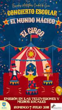 El espectáculo del mágico mundo del circo de las Escuelas Artísticas Ciudad de Guía se emite este domingo por las televisiones y medios locales