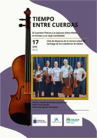 El Club de Mayores Santiago de Los Caballeros acoge este miércoles el concierto &#039;Tiempo entre cuerdas&#039;