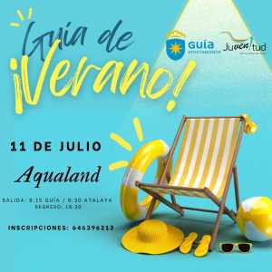 Aqualand, nueva salida para este viernes dentro del programa ‘Guía de Verano’ de la Concejalía de Juventud