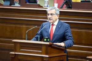 Rodríguez defiende la estabilidad y la gestión “rigurosa” de un Gobierno que ha respondido “como nunca” a las necesidades de Canarias