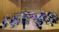 La Banda Infantil de la Escuela Municipal de Música de Gáldar 'Pedro Espinosa' actuó en el Conservatorio Profesional de Música de la capital