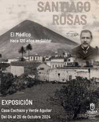 Gáldar inicia este viernes un homenaje a Santiago Rosas con la inauguración de una exposición en la Casa Cachazo y Verde de Aguilar