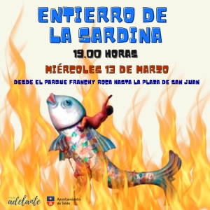 La plaza de San Juan se prepara para la quema de la Sardina que pondrá fin a los Carnavales de Telde 2024