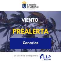 El Gobierno de Canarias declara la prealerta por viento en el archipiélago