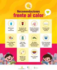Sanidad recuerda las medidas preventivas ante el aumento de temperaturas a partir del fin de semana